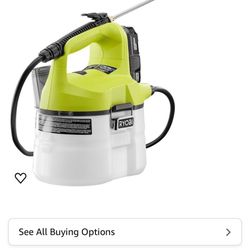 Ryobi OWS1880 One Plus Cordless Weed Sprayer, 18 V, Hyper Green