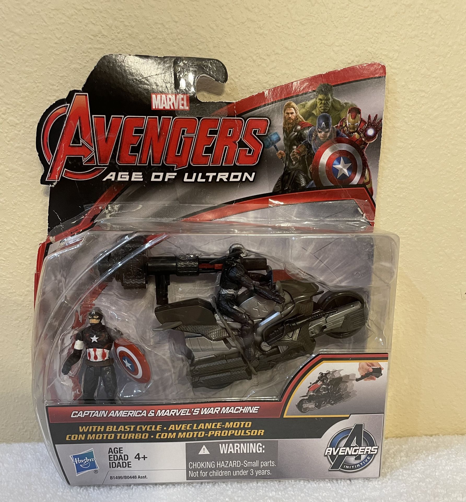 Marvel Avengers Age of Ultron Captain America and War Machine & Blast Cycle MOC