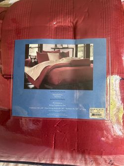 Simply Vera Vera Wang Orange “Persimmon” King Comforter Set