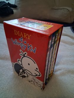 Diary of a Wimpy Kid Books 1-4 hard cover Box Set
