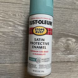 Rust-Oleum Satin Protective Enamel spray paint in Vintage Teal #painting #teal