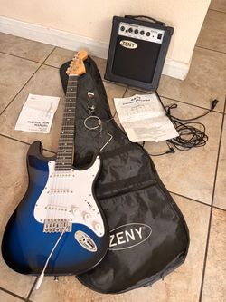 Zeny Electric Guitar Starter Kit with Amp