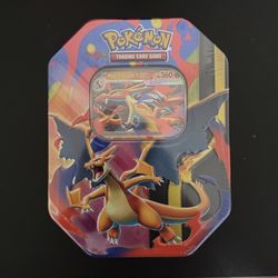Pokemon Cards TCG Hidden Fates Charizard Tin Mega Evolution