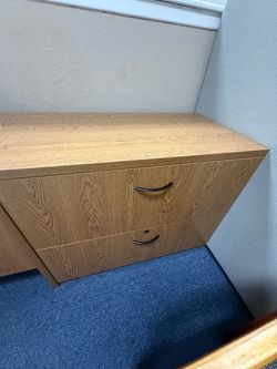 Wood file cabinet