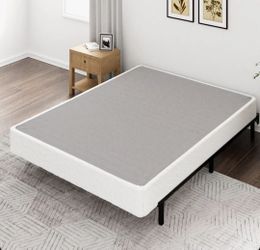 Queen size Plateform bed Mattress foundation with cover and legs