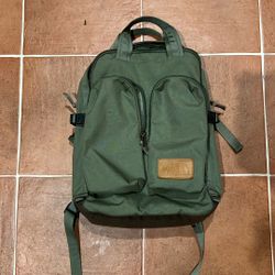 THE NORTH FACE MINI CREVASSE BACKPACK, FOUR LEAF CLOVER HEATHER/WEIMARANER BROWN HEATHER