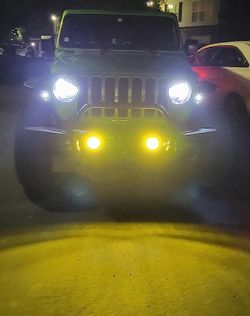 H7 LED Headlight Bulb,  High-Focus Extremely Bright 6500K Cool White Conversion Kit - Adjustable Beam, Halogen Replacement