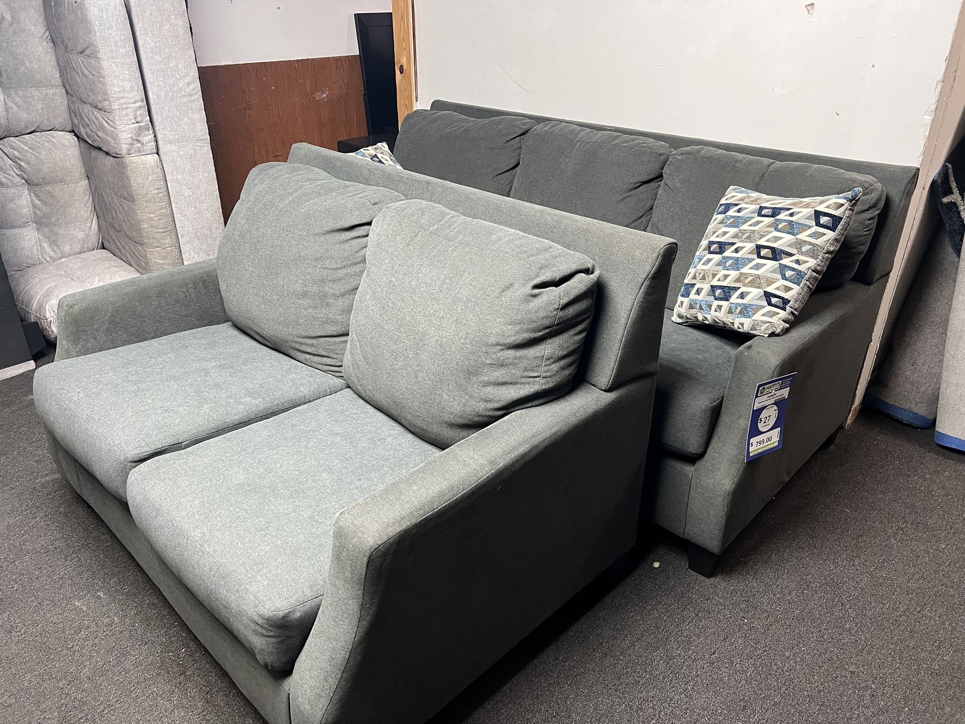 Ashley's Bayonne Sofa and Loveseat