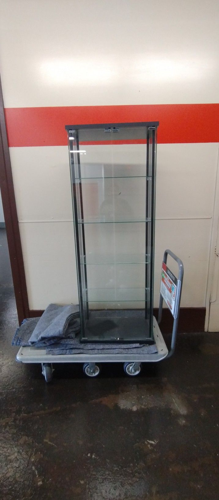 Glass Case With Doors