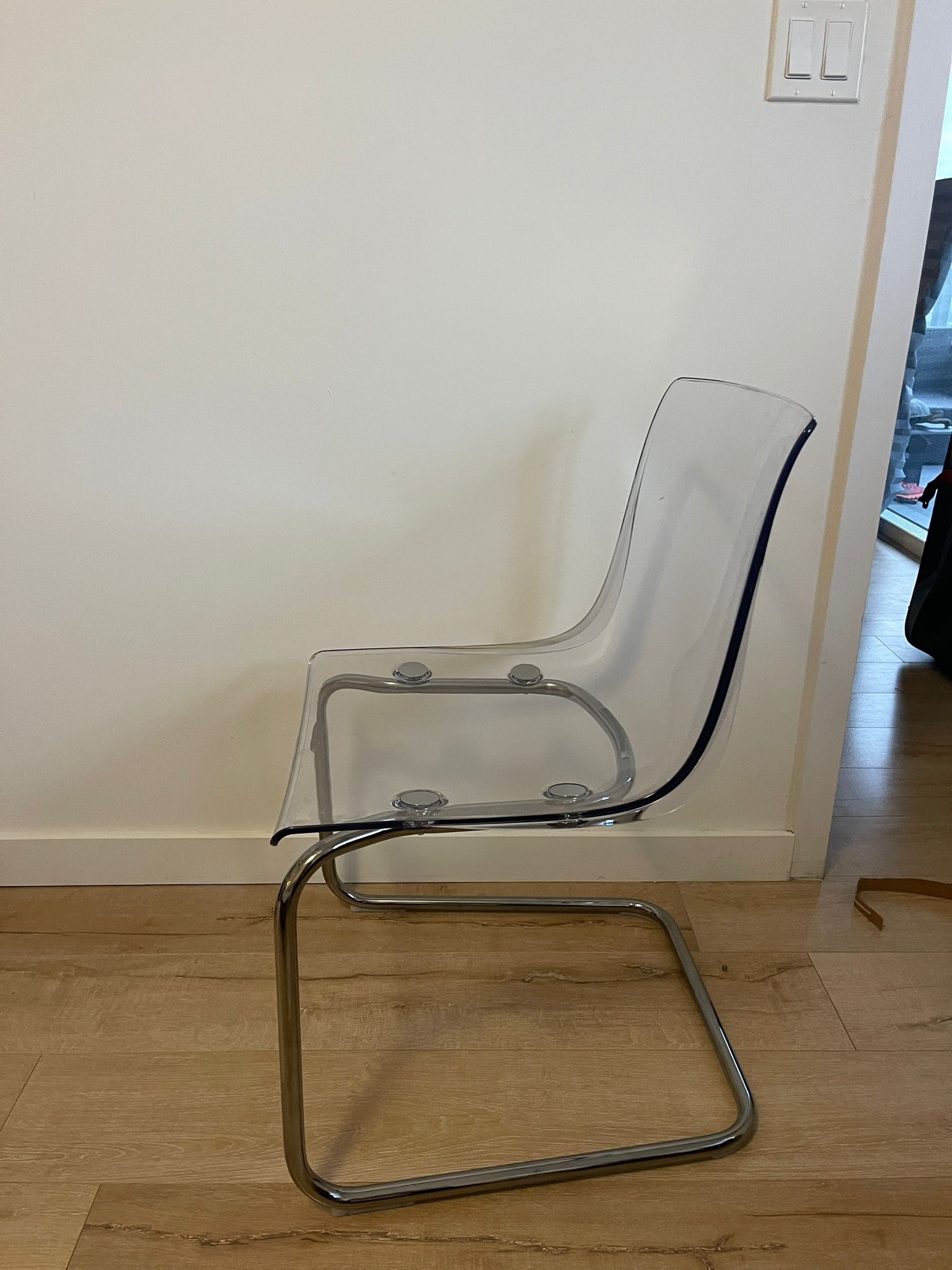 Chair Tobias Ikea Clear Chrome Plated for Sale in Miami, FL OfferUp