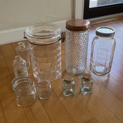 GLASS STORAGE CONTAINERS NEW
