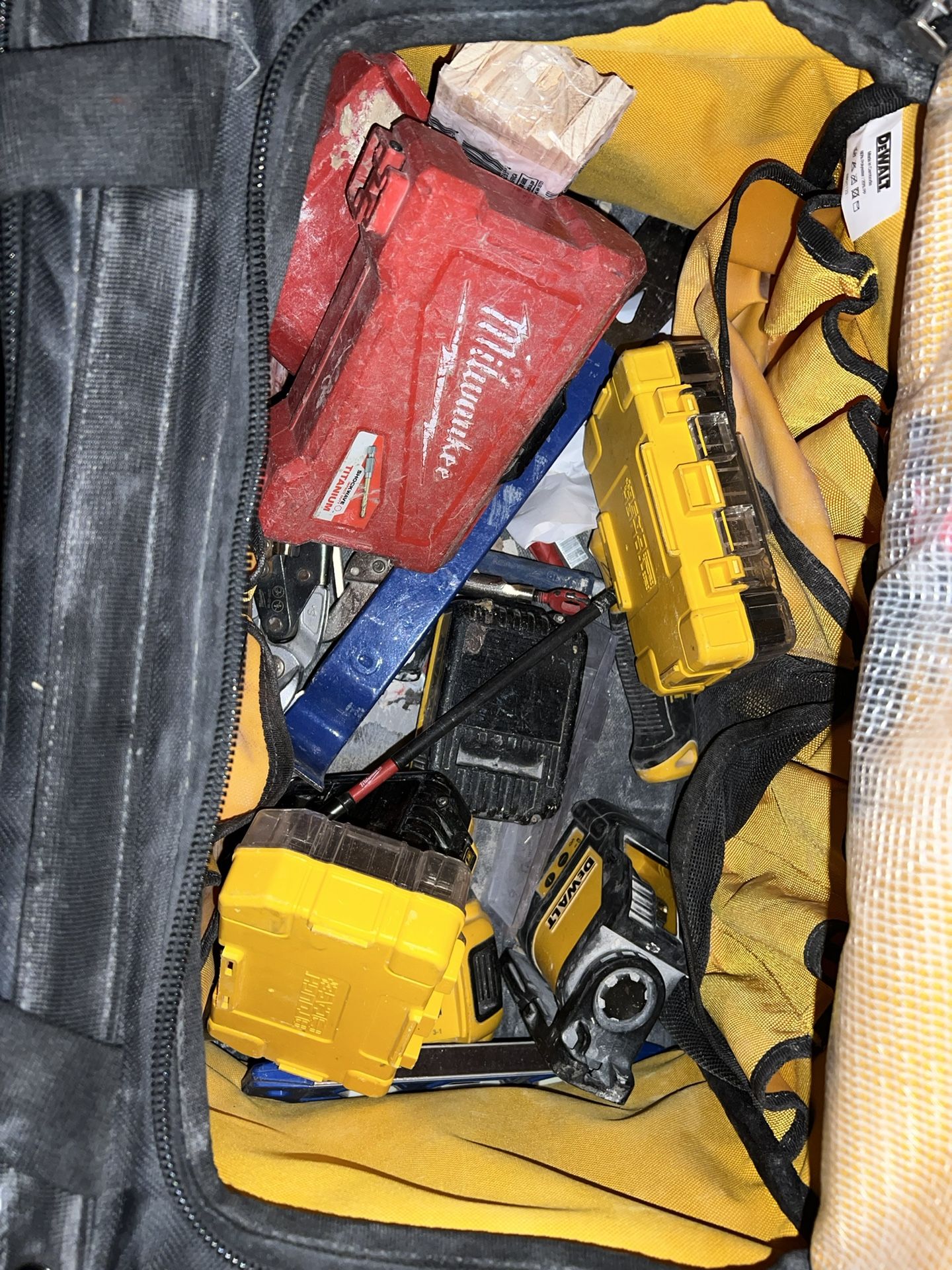 Carpenter Tools/Packout Boxes/Tool Bags