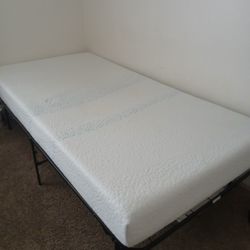 Twin Bed (Matress & Bed Frame)