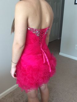 "Juliet" size S short prom gown