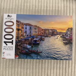 Mindbogglers 1000-piece jigsaw puzzle of the Grand Canal in Venice, Italy