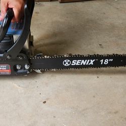 18 in gas chainsaw **NEW** 49cc Senix chainsaw $145