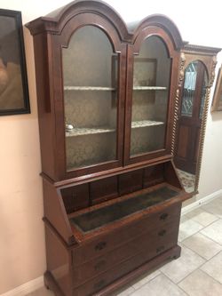 Highboy Display Drop Down Desk