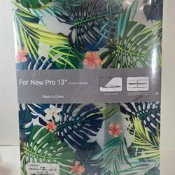 For New Pro 13" A1706/A1708/A1989 Tropical Leaf Laptop Sleeve for Pro 13"