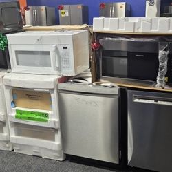 Dishwashers & Microwaves 0 To 55 Down On Financing Come Into One Of Our Stores And See Us!