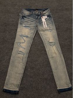 Purple jeans