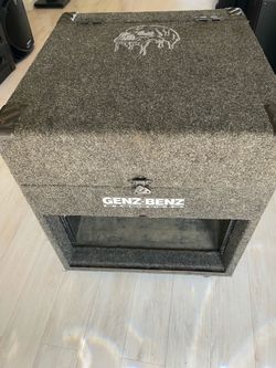 Gene-Benz Flight Zone ATA Combo 6 Space Bottom 12 Space Top  Rack Case on Wheels