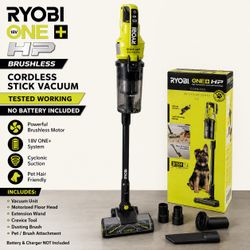Ryobi 18V Stick Vacuum – Tool Only w/attachments  – Tested Working 💫