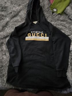 Gucci Original Print Black Hoodie