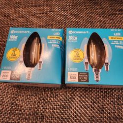 New 2 -3 Pack Of 100W Dimmable Bulbs 