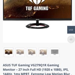 Tuf Gaming Monitor
