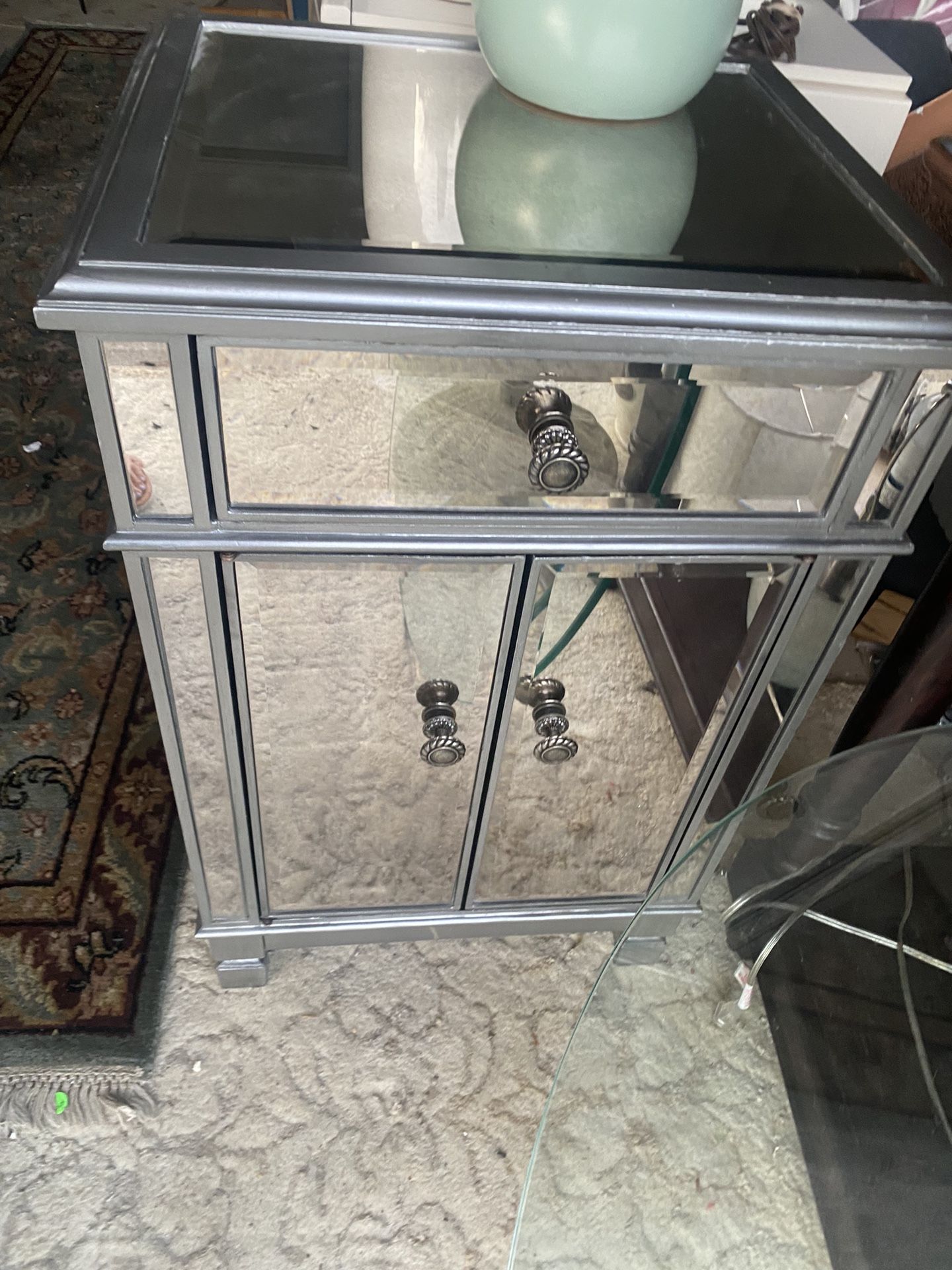 Pier1 Mirror Nightstand $60. Lane Chests White $70 Each. Dresser $200