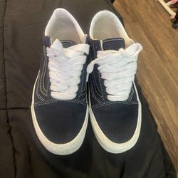 Vans Ol Skool Oversized Lace Parisian Night Blue
