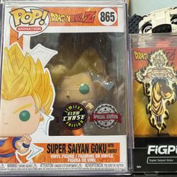 Goku Funko Chase + Figpin Bundle 
