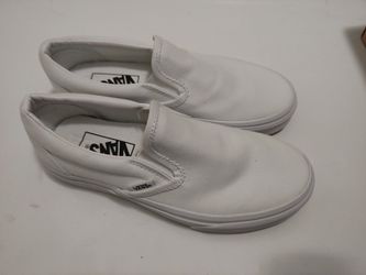 Vans White Slip-on