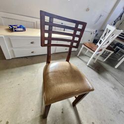 Set of 2 Modern Wooden Dining Chairs - $25Each or 2 for $45!