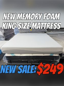 NEW MEMORY FOAM KING SIZE MATTRESS