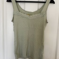 Spring green tank top