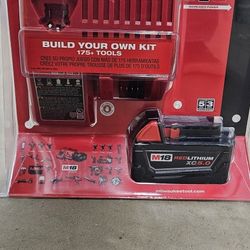 Milwaukee M18 battery and charger