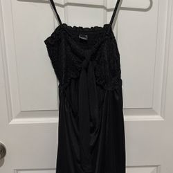 Black See Through Dress Size Médium 