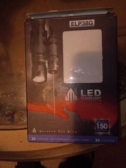 utg led flashlight red laser brand-new