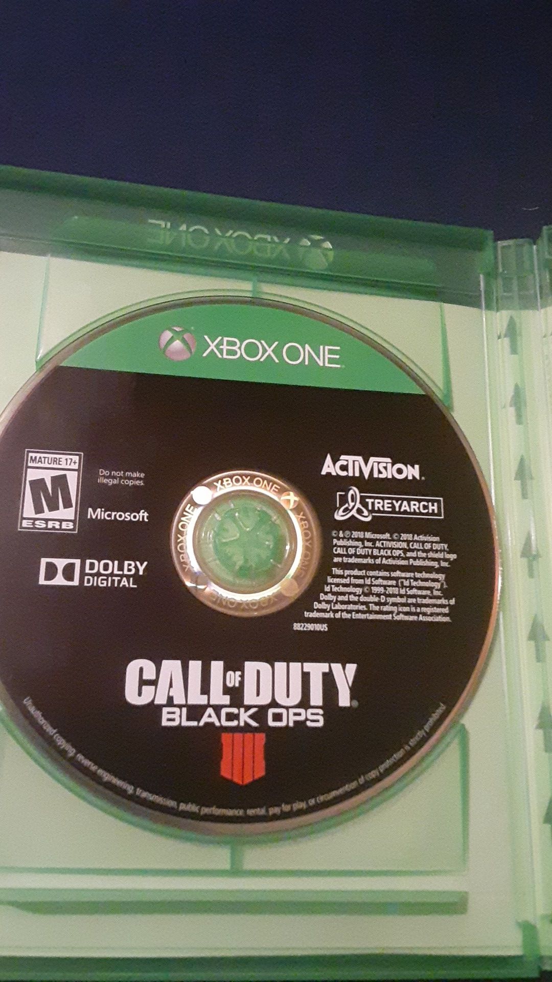 Call of Duty:BO4 for Xbox One