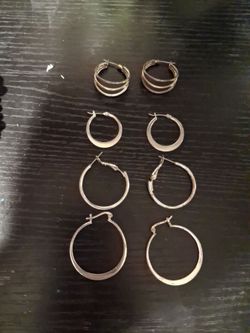 Hoop earring lot