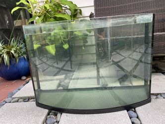 Bow Front Fish Tank 36 Gallons Aquarium