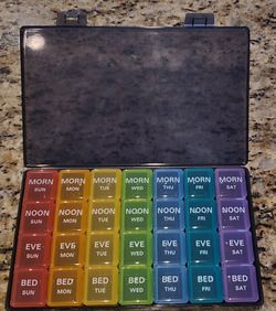 7 Day Pill Organizer
