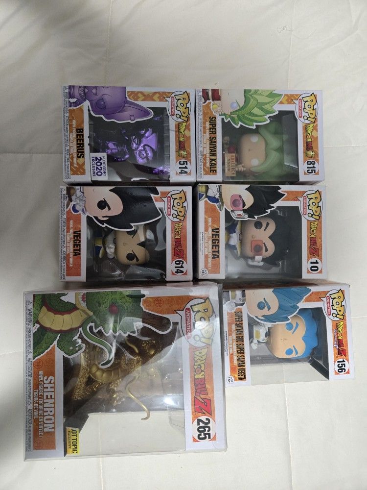 Dragon Ball Z/ Super Funko Pops