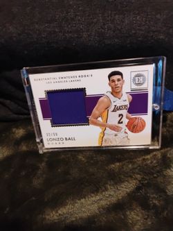 2018 LONZO BALL ROOKIE GAME WORN JERSEY 32/99