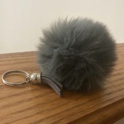 Fluffy Pom Pom Keychain
