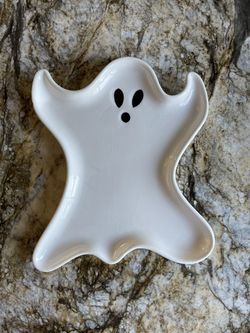 Ghost Halloween Dish Platter
