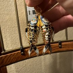 Pretty Koi Fish Pendent Or Charm