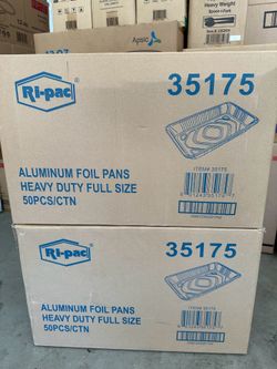 Heavy duty full size foil pans
