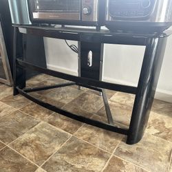 Glass TV Stand